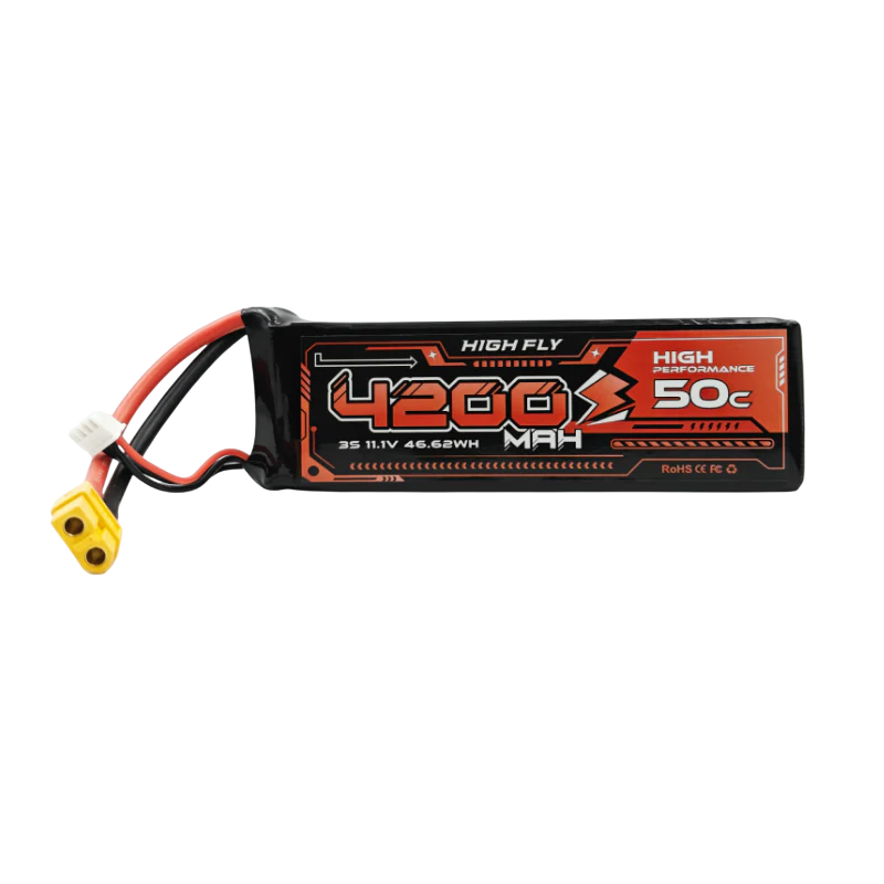 11.1 V 4200 mAh 3S 50C Lipo Battery